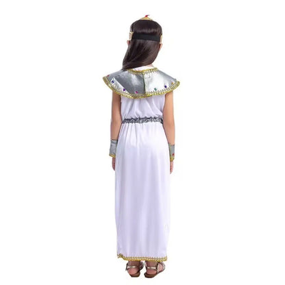 Egyptian Girls Cosplay Costume Christmas Halloween Carnival Party Stage Performance Clothes for Children Holiday Gift