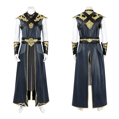 The Dark Urge Cosplay Fantasy Game BG3 Mens Wizard Robe Pants Fullset Anime Balder Gate 3 Costume Adult Men Roleplay Outfit Suit