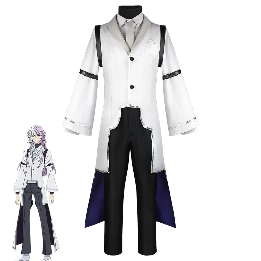 Sigma Cosplay Costume Anime BSD 4th Sigma Trench Uniform Suit For Halloween Comic Con Sigma Outfits