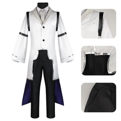 Sigma Cosplay Costume Anime BSD 4th Sigma Trench Uniform Suit For Halloween Comic Con Sigma Outfits