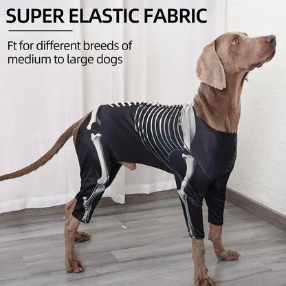 Skeleton Costumes For Dogs Cats Cosplay Party Sweater Halloween Skeleton Pet Clothes Pets Dress Up Jumpsuit Halloween Costume