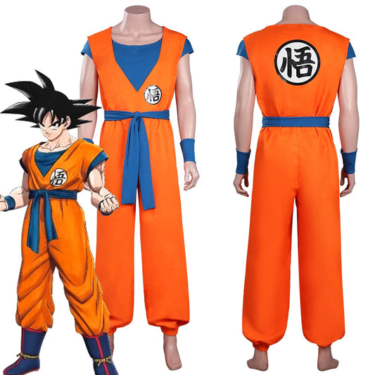 Son Goku Cosplay Costume Doragon Anime Super Hero Men Halloween Carnival Outfits For Disguise Male Adult Role Play