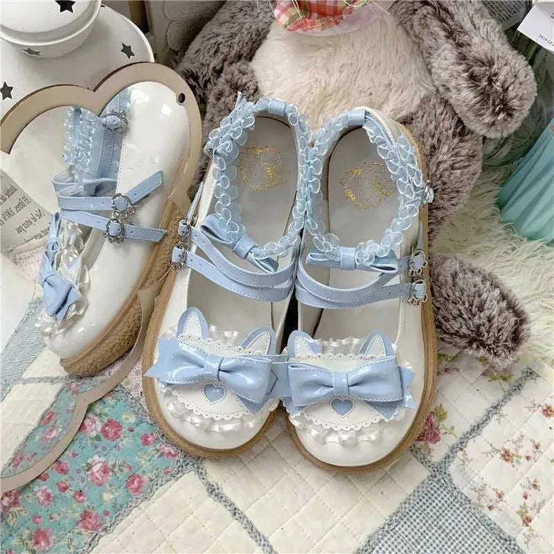 Spring Japanese JK Uniform Cute Little Leather Shoes Round Head Woman Retro Lolita Single Shoes