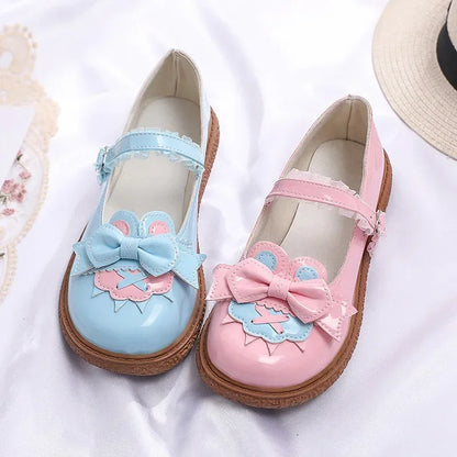 Spring Japanese JK Uniform Cute Little Leather Shoes Round Head Woman Retro Lolita Single Shoes