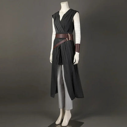 Rey Cosplay Costume The Rise of Skywalker Adult Costume Set for Women Halloween and Carnival Party