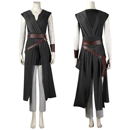 Rey Cosplay Costume The Rise of Skywalker Adult Costume Set for Women Halloween and Carnival Party