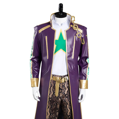 Kujo Jotaro Stone Ocean Cosplay Costume Anime JoJo's Bizarre Adventure Men's Halloween Outfit