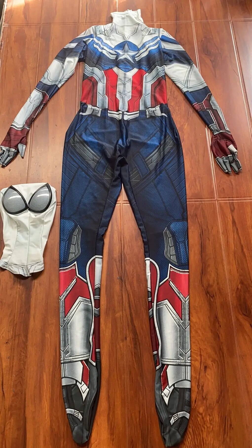 Superhero Winter Soldier Suit Cosplay Costume Halloween 3D Printed Spandex Superhero Zentai Suits Disfraces for Adult Kids