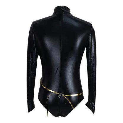 Teen Titans Raven Cosplay Costume Superhero Cloak Jumpsuits Zentai Halloween Tight Clothes + Cape + Waist Jewelry Chain