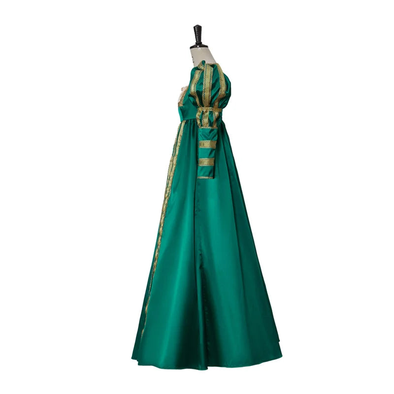 The Borgias Lucrezia Borgia Cosplay Italian Renaissance Alexander VI Costume Dress High Waistline Ball Gown