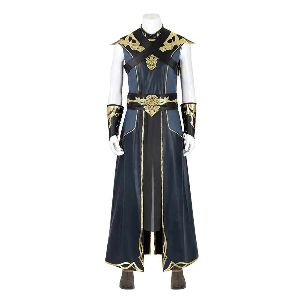 The Dark Urge Cosplay Costume Baldur Cos Gate Fantasy Outfits Halloween Carnival Party Clothing