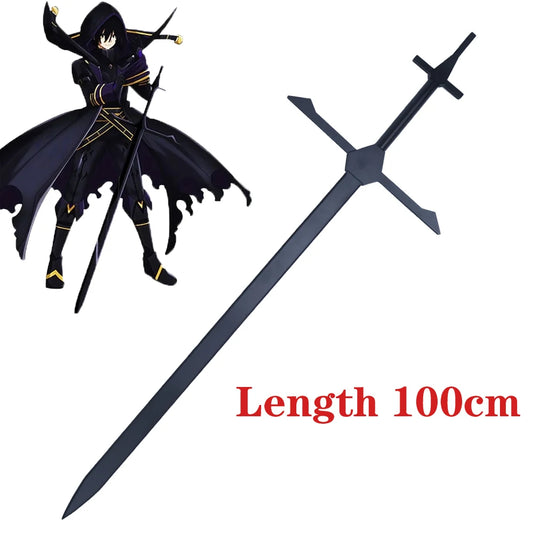 The Eminence in Shadow Cid Kageno Weapon Shadow Garden Anime Peripheral 100cm Wooden Sword Weapon Model for Cosplay Gifts Toys