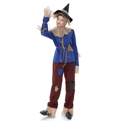 The Wizard Of Oz Pumpkin Patch Scarecrow Cospaly Costume Halloween Carnival Party Horror Ghosts Clown Fancy Dress