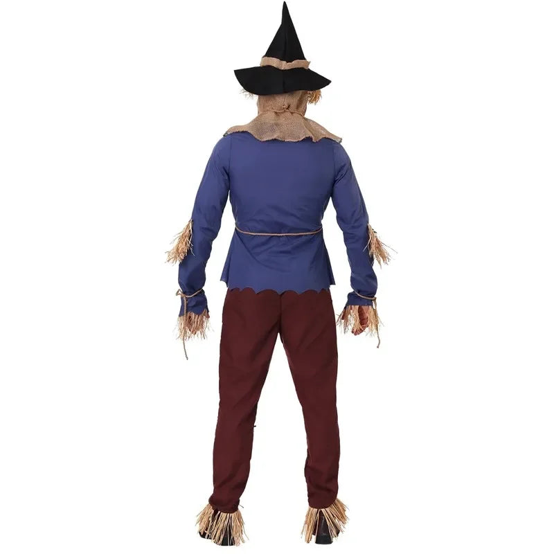 The Wizard Of Oz Pumpkin Patch Scarecrow Set Halloween Circus Horror Ghosts Clown Couples Costume Cospaly Fancy Dress