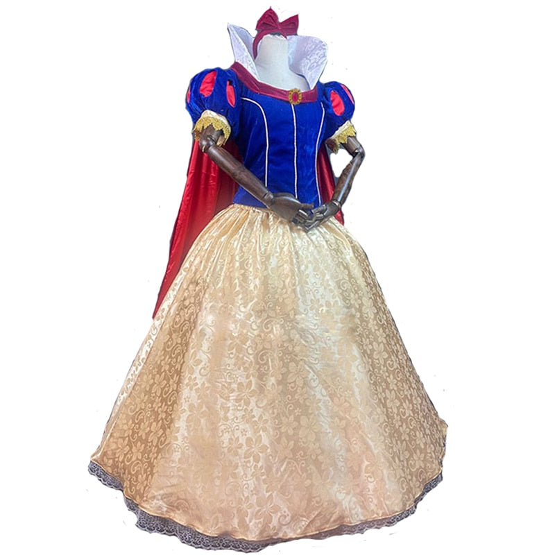 Snow Princess Cosplay Costume For Halloween Dress Adult Women Custom Made