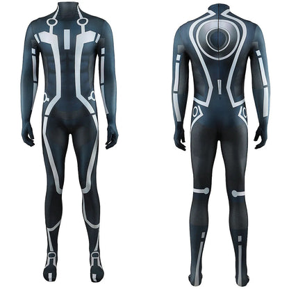 Tron Costume Cosplay Girls Superhero Zentai Bodysuit Spandex Women Tron Halloween Costume Adult Kids