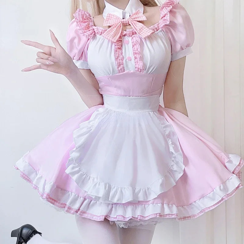 Two-dimensional Maid Costume Cos Cute Maid Costume Soft Girl Cat Lolita Cos Costume Fashion Casual Lolita Dress