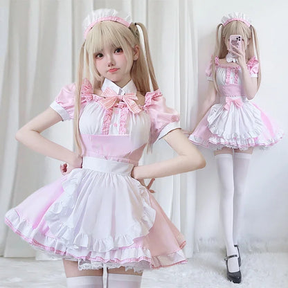 Two-dimensional Maid Costume Cos Cute Maid Costume Soft Girl Cat Lolita Cos Costume Fashion Casual Lolita Dress