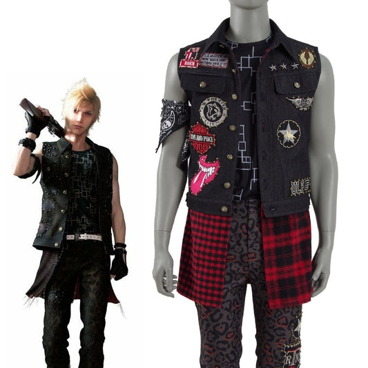 Unisex Anime Cos Final Fantasy  Prompto Argentum Cosplay Costumes Halloween Christmas Party Sets Suits