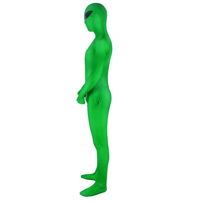 Unisex Kids Adult ET Alien Cosplay Costume Zentai Bodysuit Suit Jumpsuits Halloween Prop