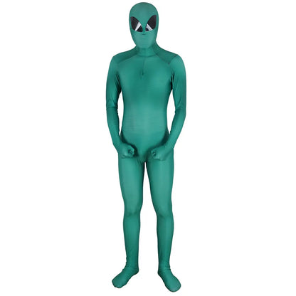 Unisex Kids Adult ET Alien Cosplay Costume Zentai Bodysuit Suit Jumpsuits Halloween Prop