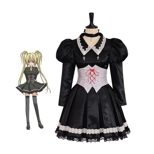 Utau Hoshina Cosplay Costume Black Gothic Dress Hoshina Utau Outfit Women Princess Dress Suit Halloween Party Costume