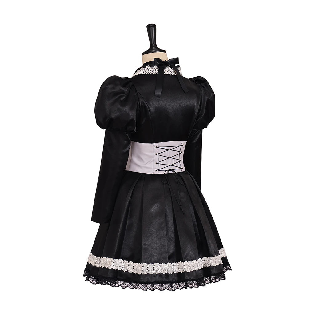 Utau Hoshina Cosplay Costume Black Gothic Dress Hoshina Utau Outfit Women Princess Dress Suit Halloween Party Costume