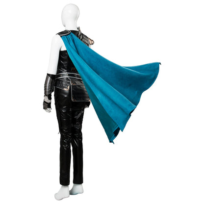 Valkyrie Inspired Female Superhero Costume with Cape for Adult Women Cosplay Halloween Roleplay Outfit