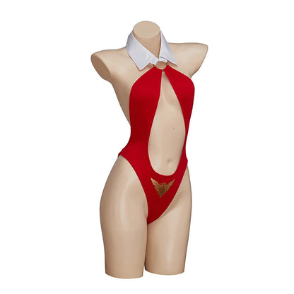 Vampirella Cosplay Costume  Red Sexy Bikini Jumpsuit Halloween Female Outfits