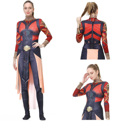 Wakanda Forever Okoye Cosplay Costume Jumpsuit Outfits Halloween Carnival Suit