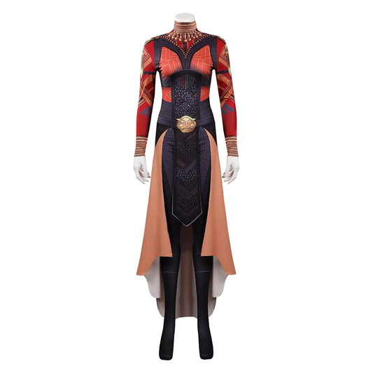 Wakanda Forever Okoye Cosplay Costume Jumpsuit Outfits Halloween Carnival Suit