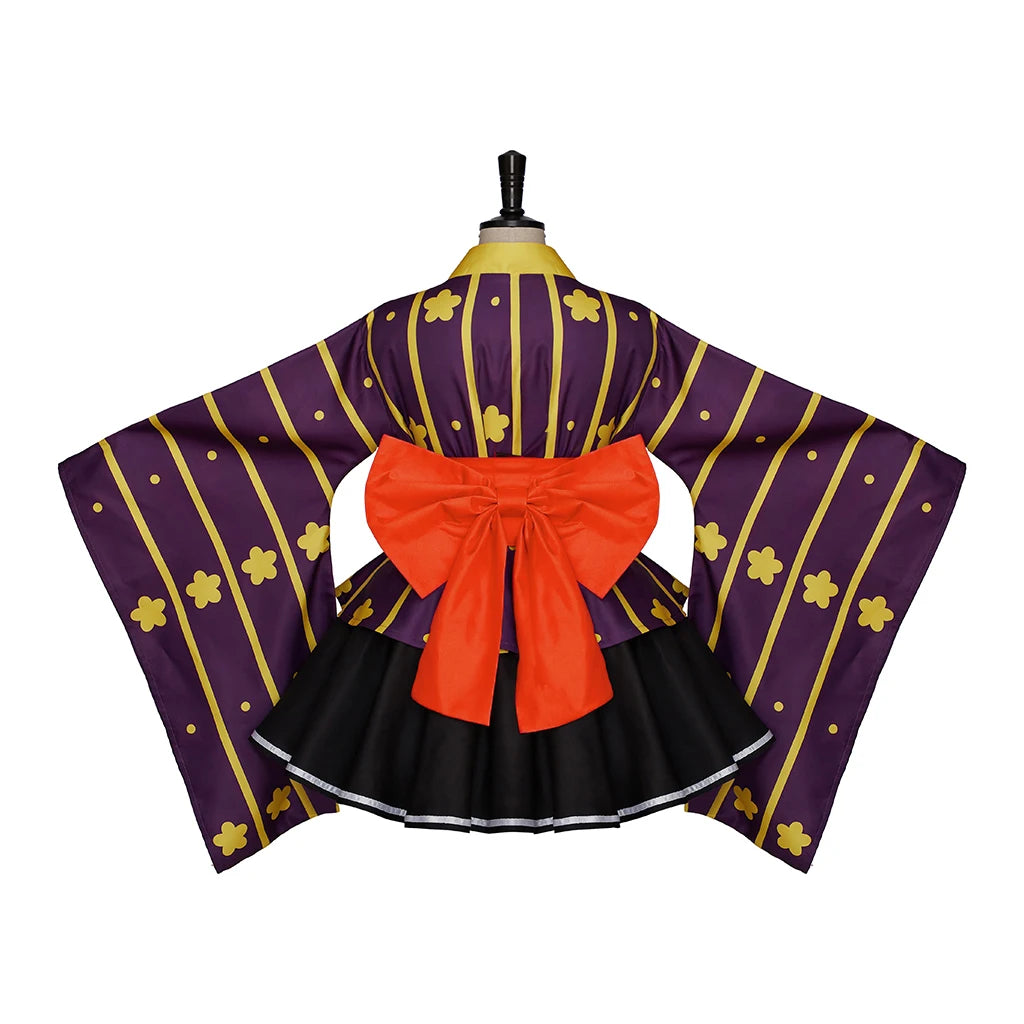 Wano Country Law Kimono Cosplay Costume Anime One Piece Trafalgar D Water Law Cosplay Kimono Skirts Suit Women Halloween Costume