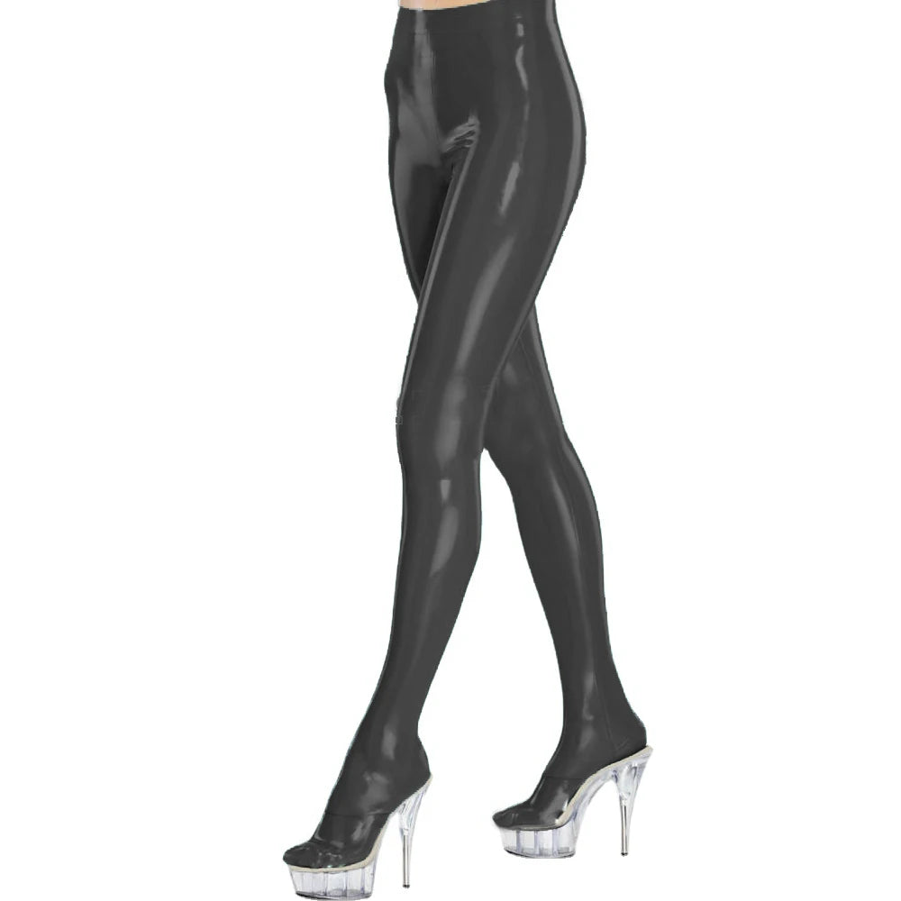 Women Shiny PVC Leather Legging Faux Latex Pants Slim XS-7XL Sexy Leggings Stretchy High Waist Bodycon Pants Summer Trousers