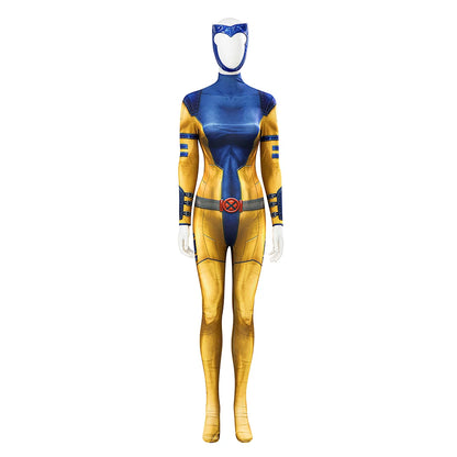 X-Man Phoenix Jean Grey Cospaly Costume Jumpsuit  X-men Jean Grey Summers Costume Halloween Role Play Suits for Adult Women