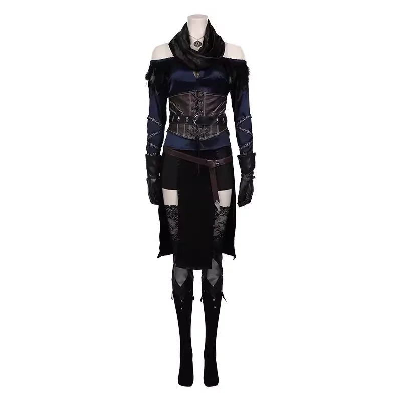 Yennefer Cosplay Costume For Halloween Christmas Festival Full set Customized Clothes