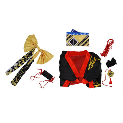 Yotsuyu Cosplay Kimono Dress Game FF14 Costume Women Gorgeous Kimono Uniform Suit Halloween Carnival Party Comic Con Gown