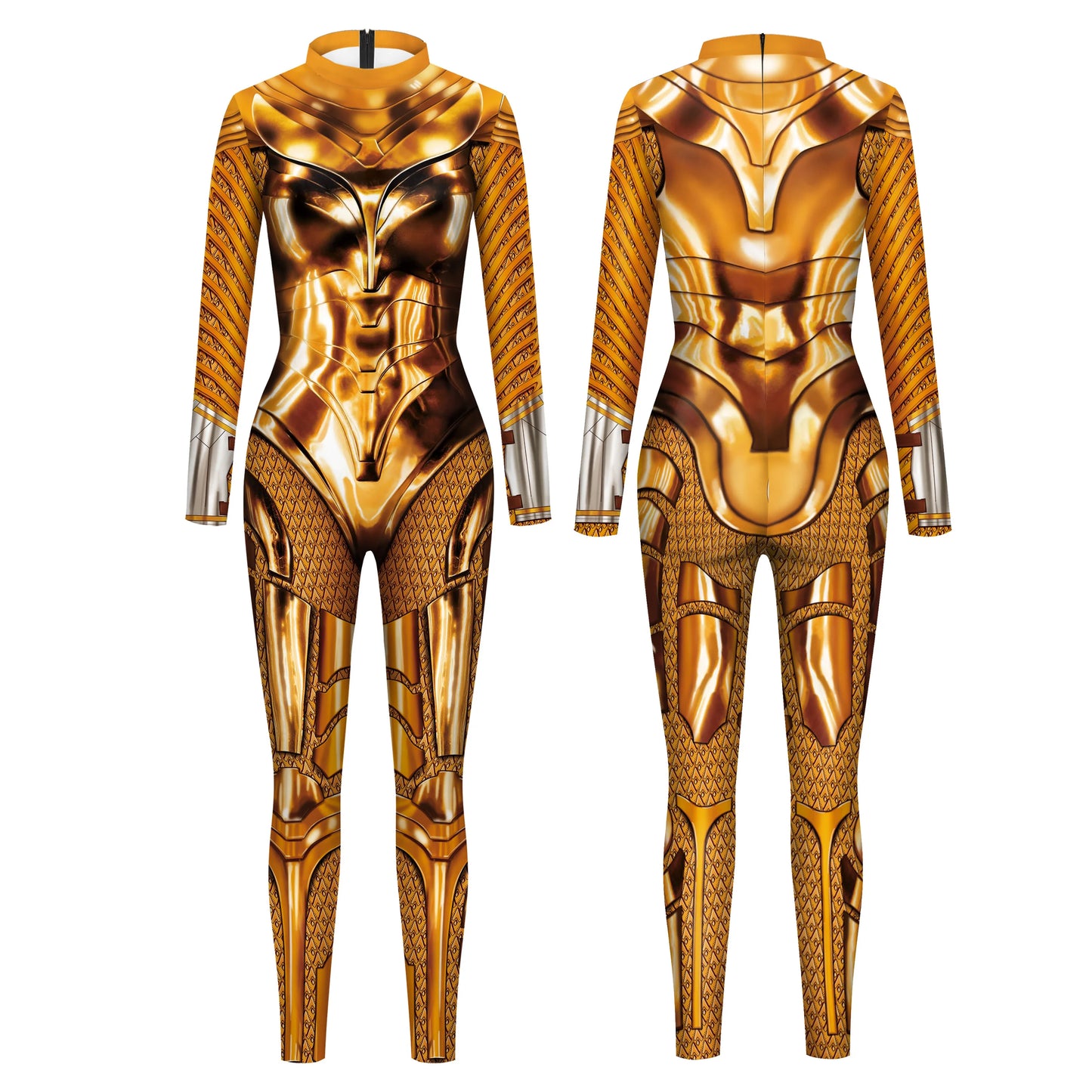 Zawaland 3D Printed Sexy Spandex Bodysuits Women Catsuit Long Sleeve Party Tight Jumpsuits Whole Cosplay Costumes Zentai Suit