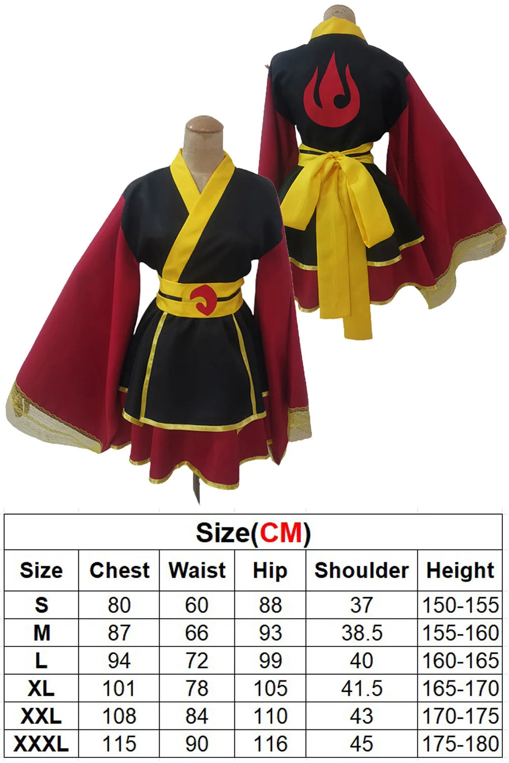 Zuko Cosplay Women Dress Costume Cartoon Avatar Cospaly Last Airbender Roleplay Outfits Kimono Skirts Girls Halloween Party Suit