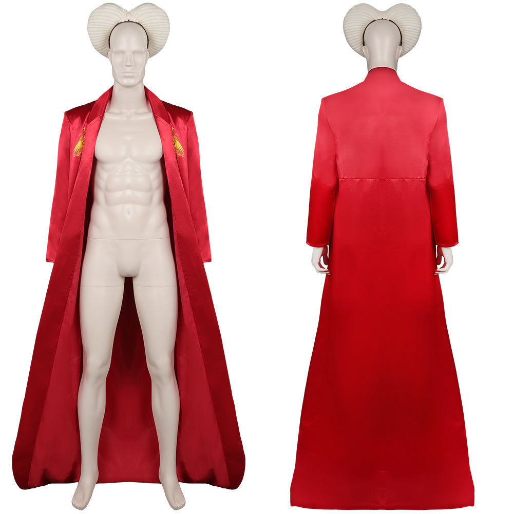 1992's Count Dracula Men Red Vampire Cloak Role Playing Party Carnival Halloween Cosplay Costume