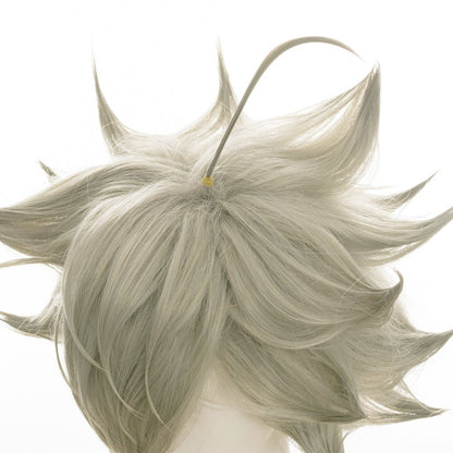 Anime Black Clover Asta White Short Cosplay Wig