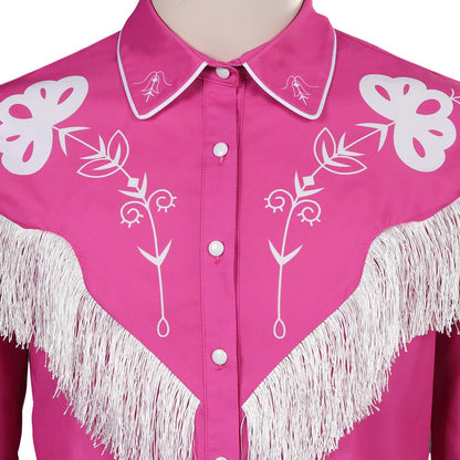 Doll Movie Ken Original Design Pink Retro Shirt Carnival Halloween Cosplay Costume