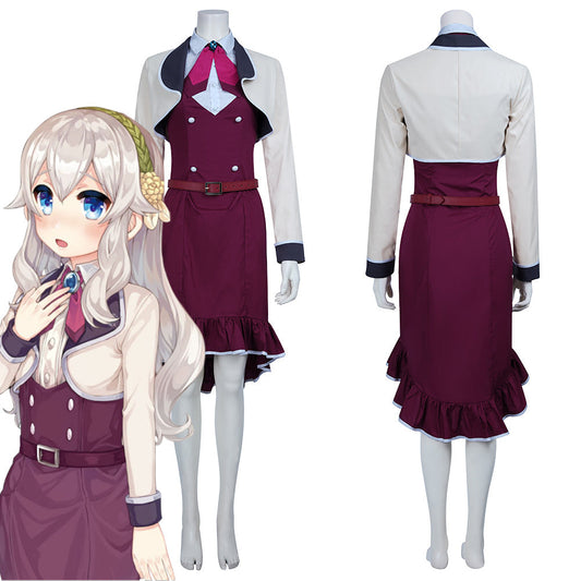 Game Princess Project Erika Ikusa Women Dress Outfit Halloween Carnival Uniform Suit Cosplay Costume