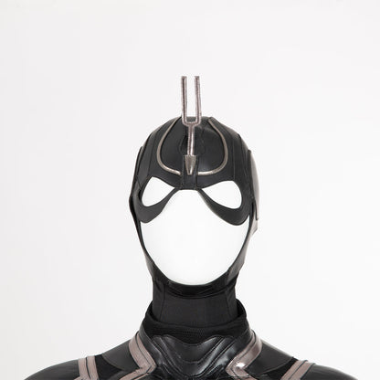 Superhero Black Bolt Jumpsuit Movie Cosplay Costume