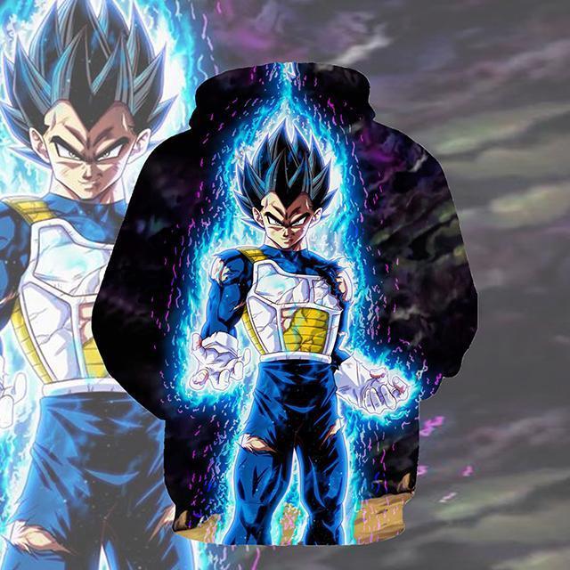 Dragon Ball Z Ultra Instincts Vegeta Pullover Hoodie