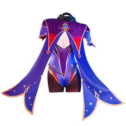 Genshin Impact Astrologist Mona Megistus Cosplay Costume