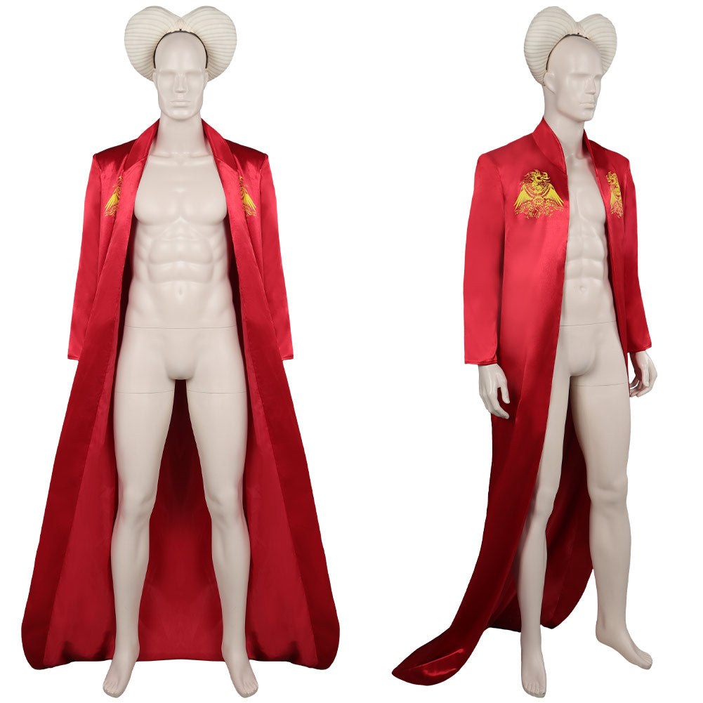 1992&#39;s Count Dracula Men Red Vampire Cloak Role Playing Party Carnival Halloween Cosplay Costume