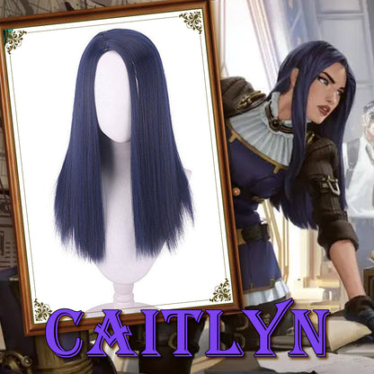 League of Legends Arcane Caitlyn Cosplay Wig