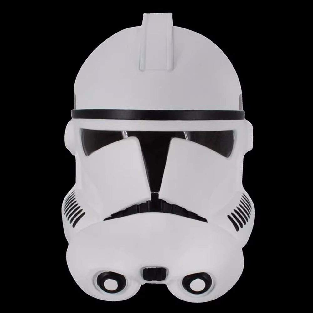 The Mandalorian White And Black Cosplay Mask