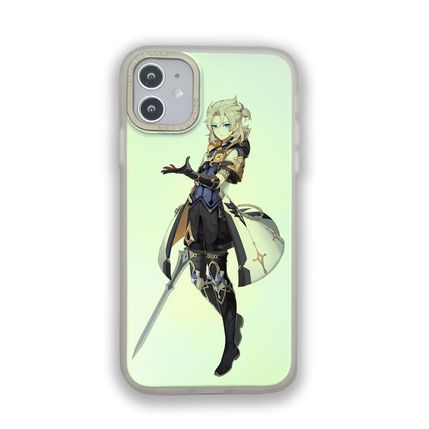 Genshin impact Albedo Phone Case For iphone 11 12 13 14 Anime peripheral