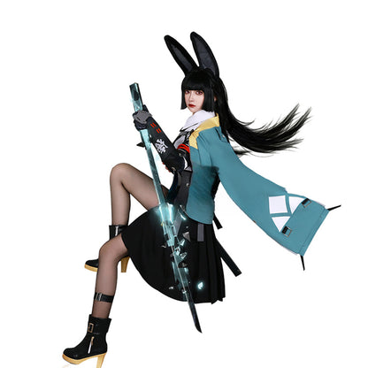 Game Zenless Zone Zero Hoshimi Miyabi Cosplay Costume Fox Lovely Uniform Cosplay Costume Halloween Cosplay Party Outfit